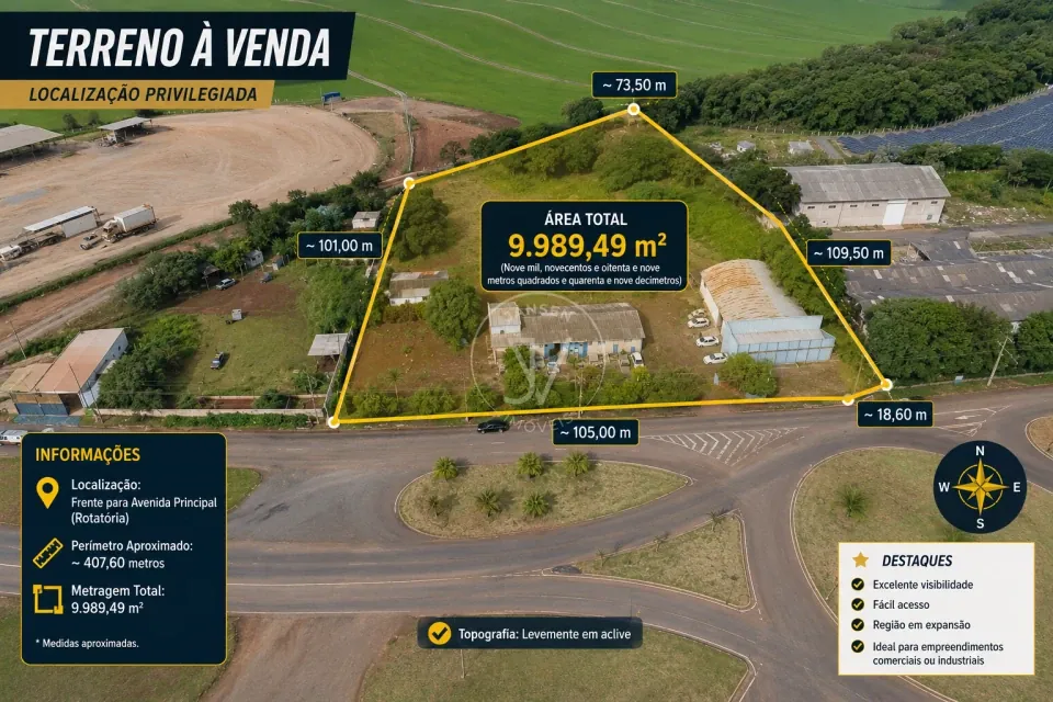 Terreno Industrial à Venda em Rolândia Pr - foto 1 de 11